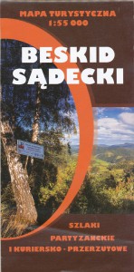 Beskid Sądecki. Szlaki partyzanckie i kuriersko - przerzutowe